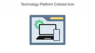 Technology Platform Colored Icon In Powerpoint Pptx Png And Editable Eps Format