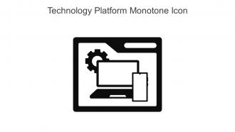 Technology Platform Monotone Icon In Powerpoint Pptx Png And Editable Eps Format