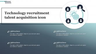 Technology Recruitment Talent Acquisition Icon