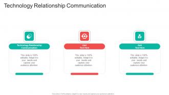 Technology Relationship Communication In Powerpoint And Google Slides Cpb