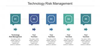 Technology risk management ppt powerpoint presentation pictures background images cpb