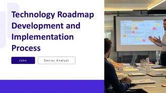 Technology Roadmap Development And Implementation Process PPT Sample AT