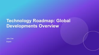 Technology Roadmap Global Developments Overview PPT Presentation AT