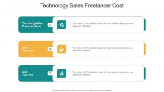 Technology Sales Freelancer Cost In Powerpoint And Google Slides Cpb