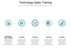 Technology sales training ppt powerpoint presentation gallery graphics tutorials cpb
