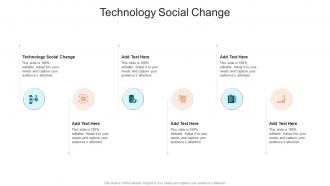 Technology Social Change In Powerpoint And Google Slides Cpb