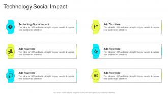 Technology Social Impact In Powerpoint And Google Slides Cpb