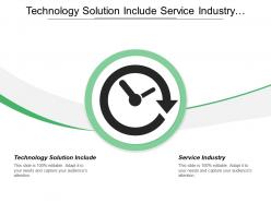 Technology solution include service industry project job costing