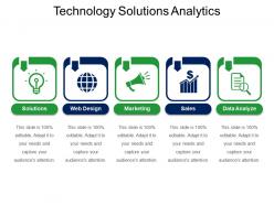 Technology Solutions Analytics Ppt Presentation Examples