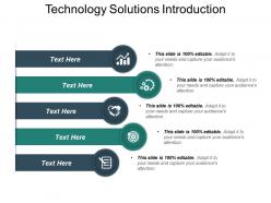 Technology Solutions Introduction Sample Presentation PPT