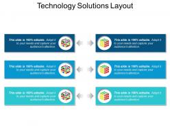 Technology Solutions Layout Sample Ppt Files