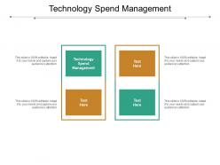 Technology spend management ppt powerpoint presentation inspiration slide portrait cpb