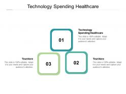 Technology spending healthcare ppt powerpoint presentation professional inspiration cpb