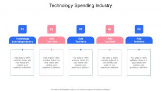 Technology Spending Industry In Powerpoint And Google Slides Cpb