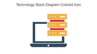 Technology Stack Diagram Colored Icon In Powerpoint Pptx Png And Editable Eps Format
