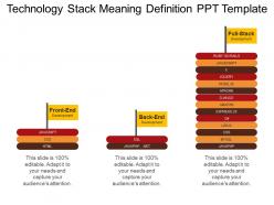 Technology stack meaning definition ppt template