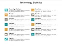 Technology statistics ppt powerpoint presentation model examples cpb
