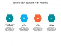 Technology support plan meeting ppt powerpoint presentation infographics gallery cpb
