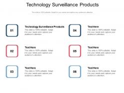 Technology surveillance products ppt powerpoint presentation file graphics tutorials cpb