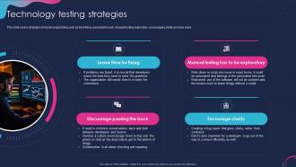 Technology Testing Strategies Planning Technology Initiatives