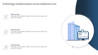 Technology Transformation Across Industries Icon