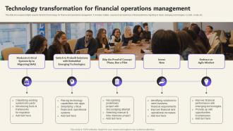 Technology Transformation For Financial Operations Management