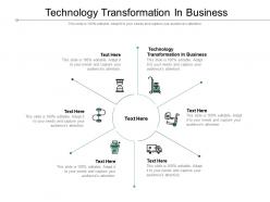 Technology transformation in business ppt powerpoint presentation layouts outline cpb