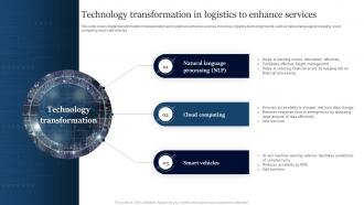 Technology Transformation In Logistics To Enhance Services