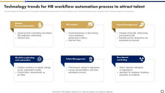Technology Trends For HR Workflow Automation Process To Attract Talent