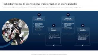 Technology Trends To Evolve Digital Transformation In Sports Industry