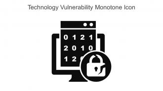 Technology Vulnerability Monotone Icon In Powerpoint Pptx Png And Editable Eps Format