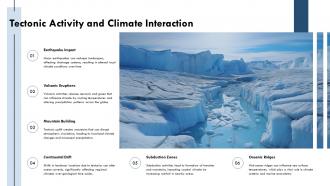 Tectonic Activity And Climate Interaction Paleoclimatology PPT PowerPoint ST AI SS