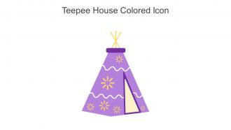 Teepee House Colored Icon In Powerpoint Pptx Png And Editable Eps Format