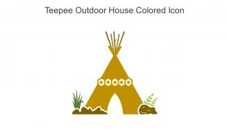 Teepee Outdoor House Colored Icon In Powerpoint Pptx Png And Editable Eps Format