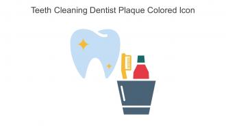 Teeth Cleaning Dentist Plaque Colored Icon In Powerpoint Pptx Png And Editable Eps Format