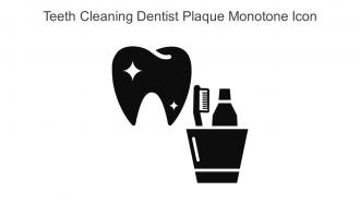 Teeth Cleaning Dentist Plaque Monotone Icon In Powerpoint Pptx Png And Editable Eps Format