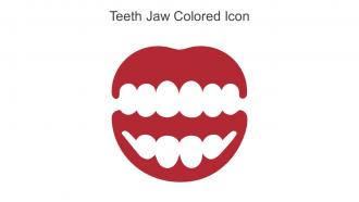 Teeth Jaw Colored Icon In Powerpoint Pptx Png And Editable Eps Format