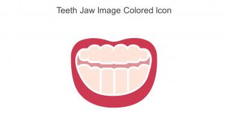 Teeth Jaw Image Colored Icon In Powerpoint Pptx Png And Editable Eps Format