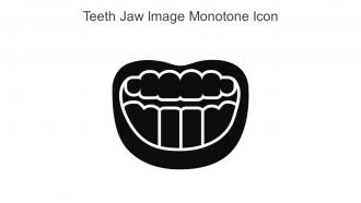 Teeth Jaw Image Monotone Icon In Powerpoint Pptx Png And Editable Eps Format