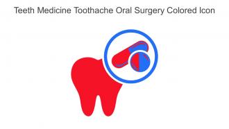 Teeth Medicine Toothache Oral Surgery Colored Icon In Powerpoint Pptx Png And Editable Eps Format