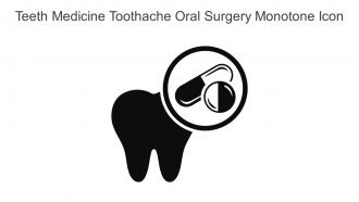 Teeth Medicine Toothache Oral Surgery Monotone Icon In Powerpoint Pptx Png And Editable Eps Format