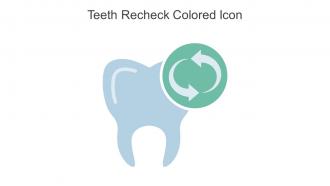 Teeth Recheck Colored Icon In Powerpoint Pptx Png And Editable Eps Format