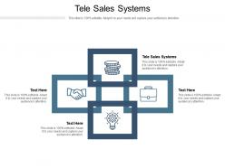 Tele sales systems ppt powerpoint presentation styles infographic template cpb