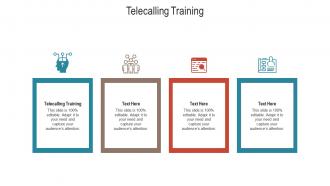 Telecalling training ppt powerpoint presentation infographics icons cpb