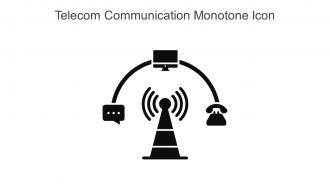 Telecom Communication Monotone Icon In Powerpoint Pptx Png And Editable Eps Format