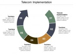 Telecom implementation ppt powerpoint presentation ideas graphics design cpb