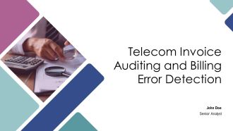 Telecom Invoice Auditing And Billing Error Detection PPT Guidelines AT