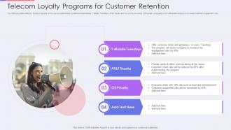 Telecom loyalty programs for customer retention