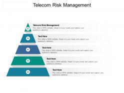 Telecom risk management ppt powerpoint presentation layouts icons cpb