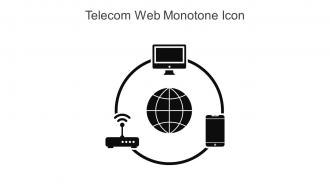 Telecom Web Monotone Icon In Powerpoint Pptx Png And Editable Eps Format